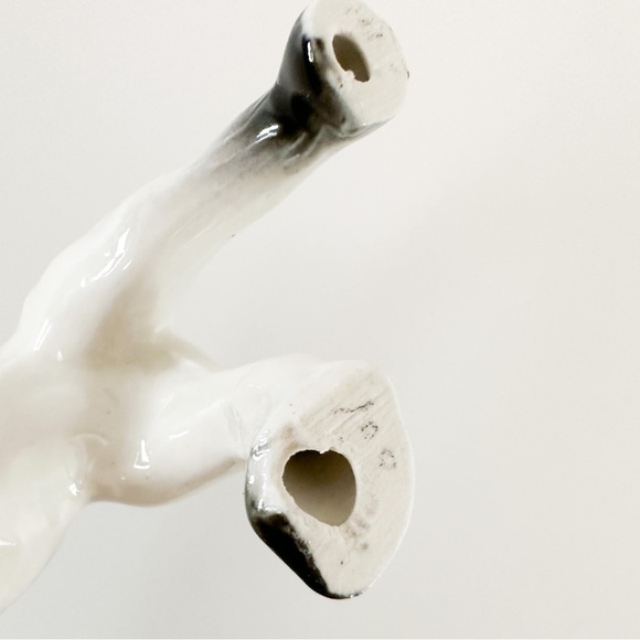 VINTAGE AIREDALE Wired Fox TERRIER DOG CERAMIC FIGURINE - Picture 7 of 7